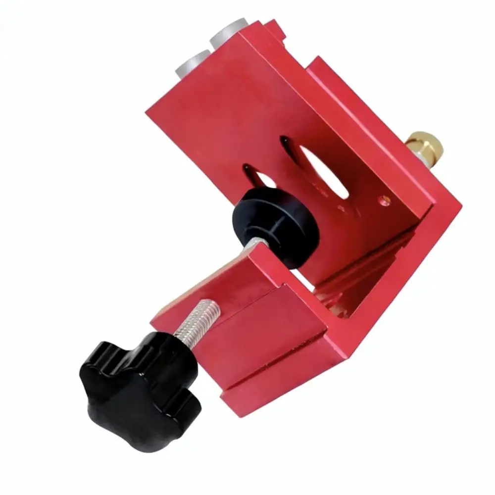 Portable Woodworking Pocket Hole Jig Locator 15 Degree Angle Drill Guide Tool For Precise Board Connection Carpentry Craft