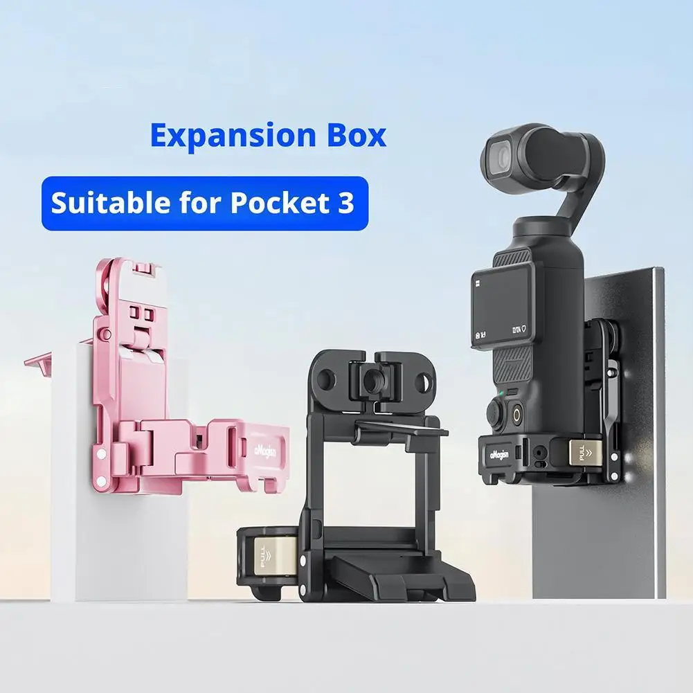 

Magnetic Mount Stand For DJI Osmo Pocket 3 Upgraded Accessories Adapter Clamp Magnet Suction Case Holder On Desktop For Pocket 3