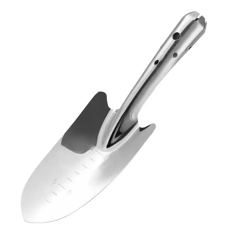 Stainless Steel Small Shovel with Ergonomic Design Perfect for Garden Flower Pot Planting Needs