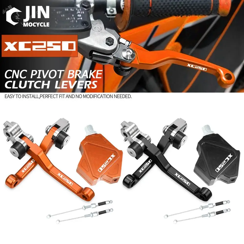 

For GASGAS XC250 XC 250 2017 2018 Motorcross Accessories CNC Stunt Clutch Lever Easy Pull Cable System Brake Clutch Levers