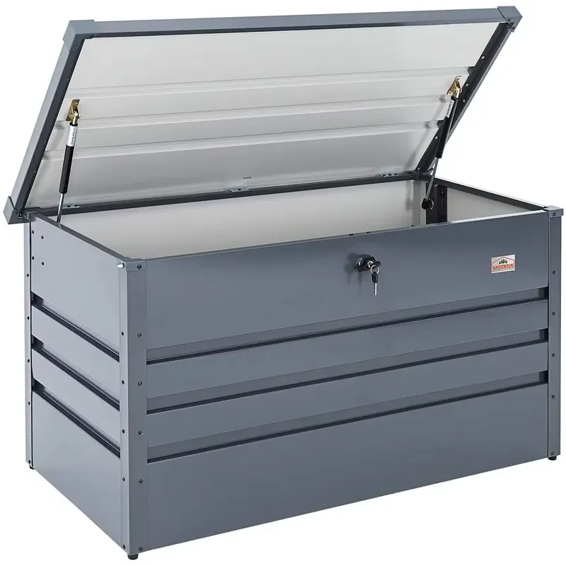 Large Waterproof Garden Storage Box For Outdoor Cushions Deck Furniture Organizer Weather Resistant Patio Container Bin