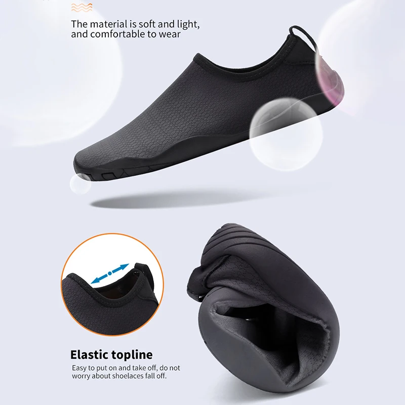 EOCENE Men Women Quick-dry Swimming Beach Wading Fitness Fishing Sports Aqua Shoes Lightweight Barefoot Outdoor Water Sneakers