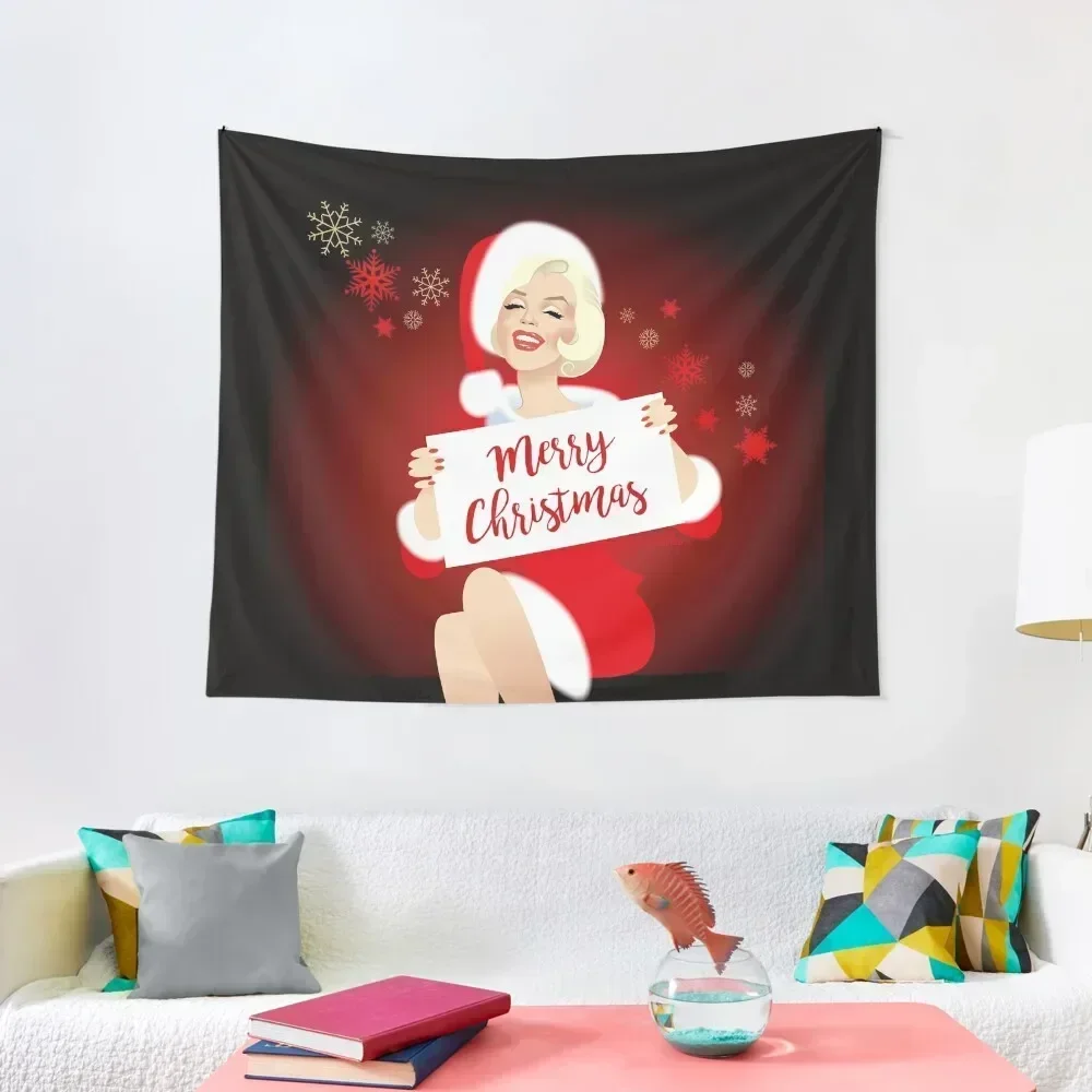 

Merry Christmas Tapestry Custom Room Aesthetic For Bedroom House Decorations Tapestry