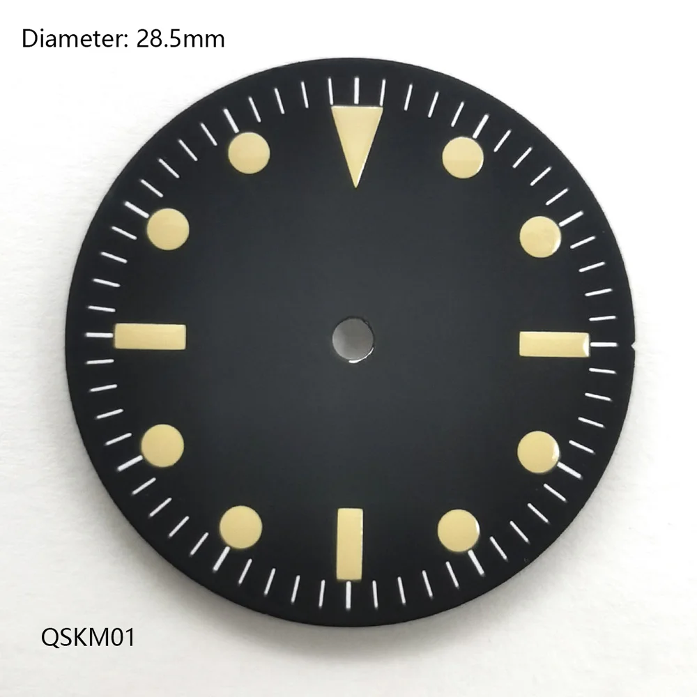 28.5mm Customized Logo Pattern Dial NH35 Classic Retro Aseptic Dial Fit NH35 NH36 Movement Watch Model Accessories Repair Tool