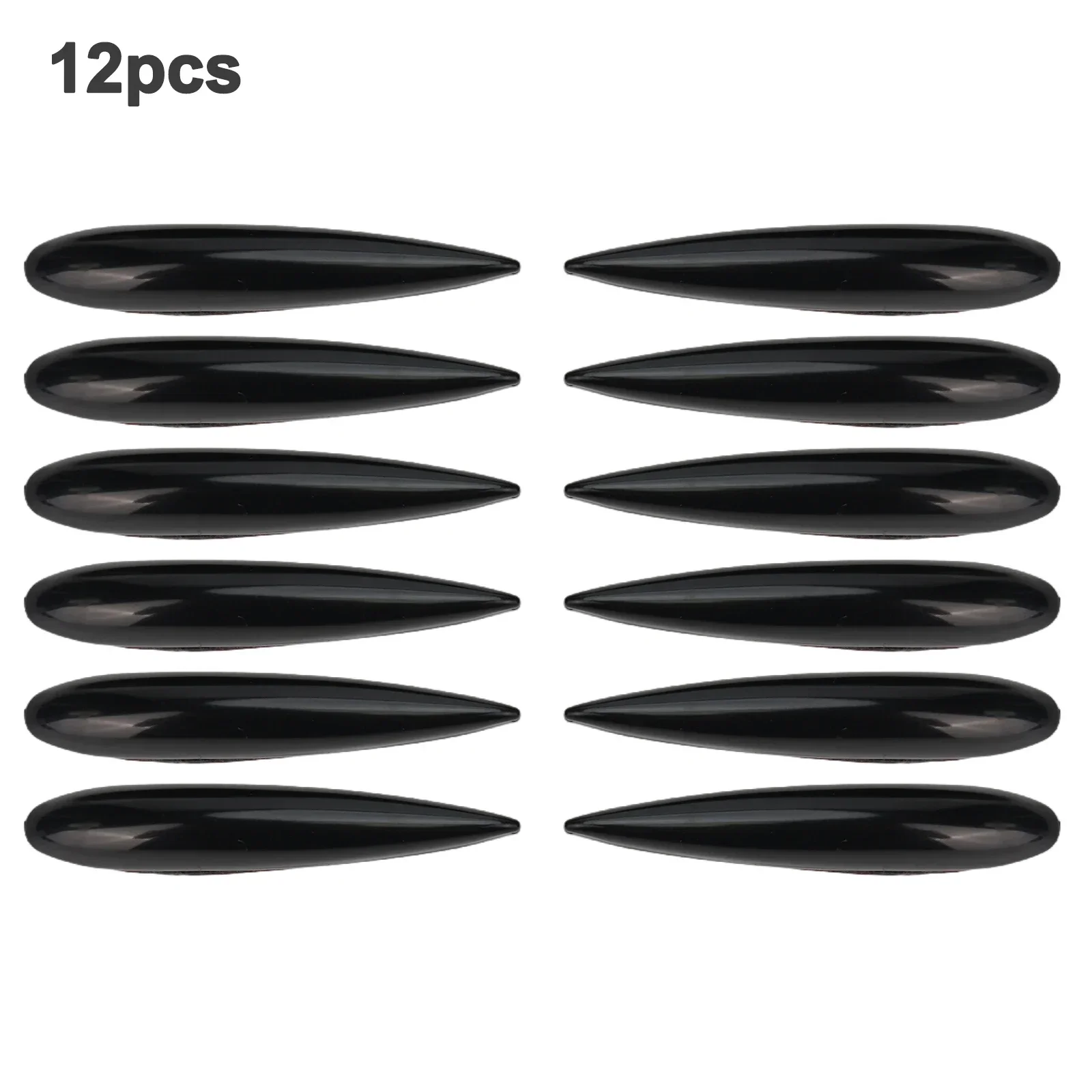 12PCS Black/White/Silver Car Protector Antiscratch Door Edge Guard Trim Strip, Universal Fit, Easy Installation