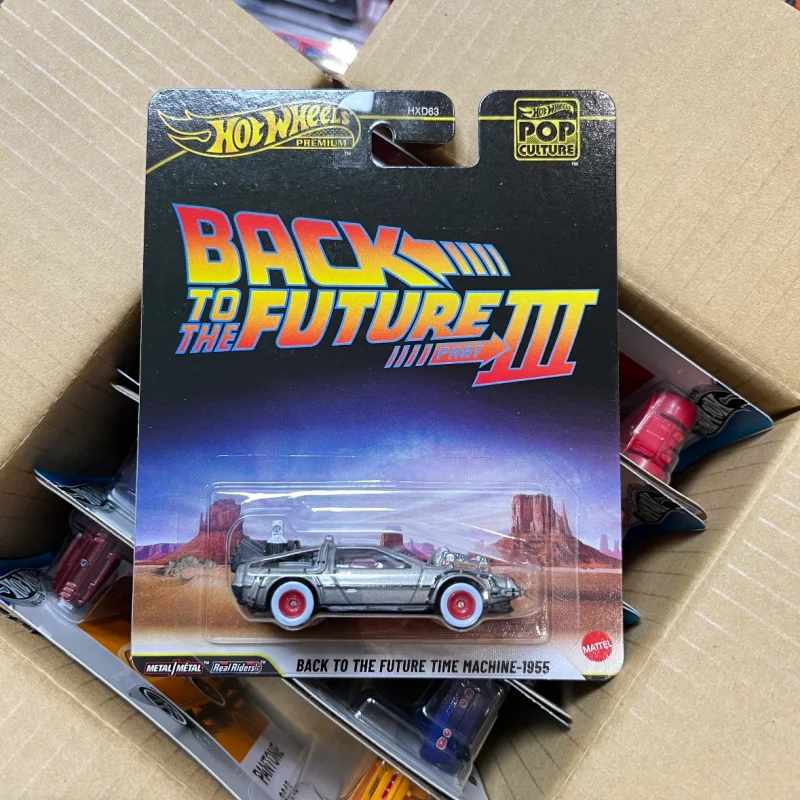 รถโมเดลฮอตวีลส์ HXD63 ป๊อปคัลเจอร์ ยางรีดพื้น ล้ออัลลอยด์ รุ่น PORSCHE 911 GT3 แบ็ค ทู เดอะ ฟิวเจอร์ ขนาด 1/64 มีสินค้าในสต็อก