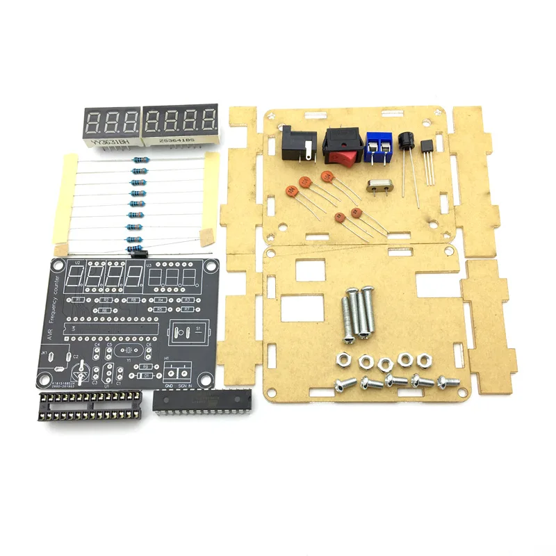 

0.45Hz-10MHz Frequency Meter DIY Kit With Shell Measuring Parts