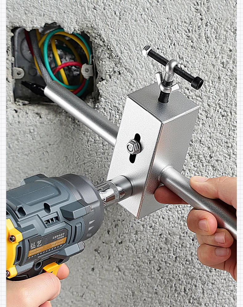 Automatic Wall Wiring Machine Portable Electric Wire Puller Threader Anti-Jamming Cable Threading Tool For Residential Building