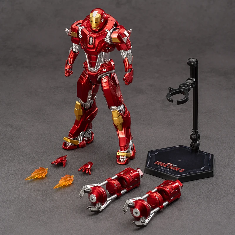 ขายร้อน Marvel Zdtoys Iron Man 1/10 Mk24 Mk22 Mk41 Mk47 Action Figures ของเล่นอะนิเมะของขวัญวันเกิด Original Action Figure