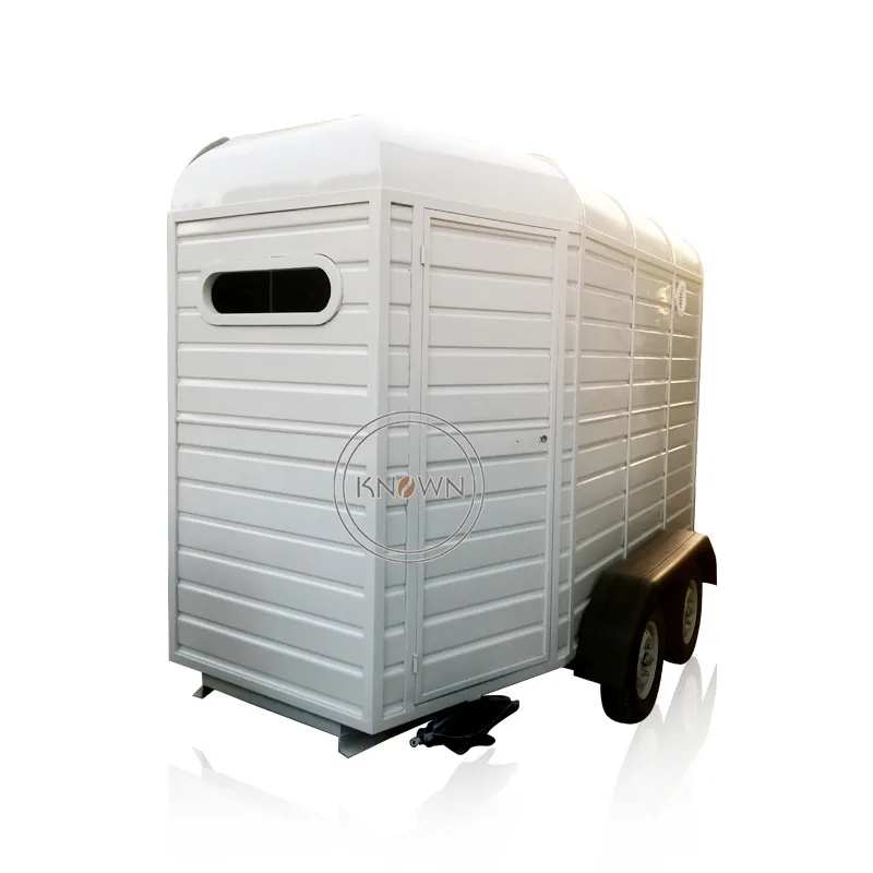 White Color Concession Ice Cream Trailer Mobile Fast Food Cart Pizza Vending Kiosk Vintage Truck for Sale