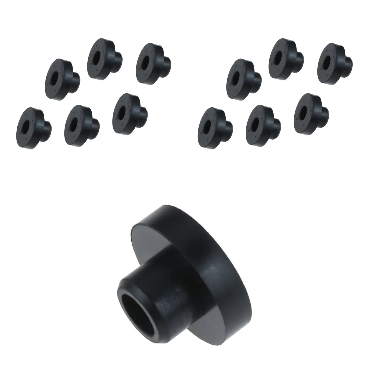 12pcs Fuel Tank Bushing Grommets fit 13mm 33/64