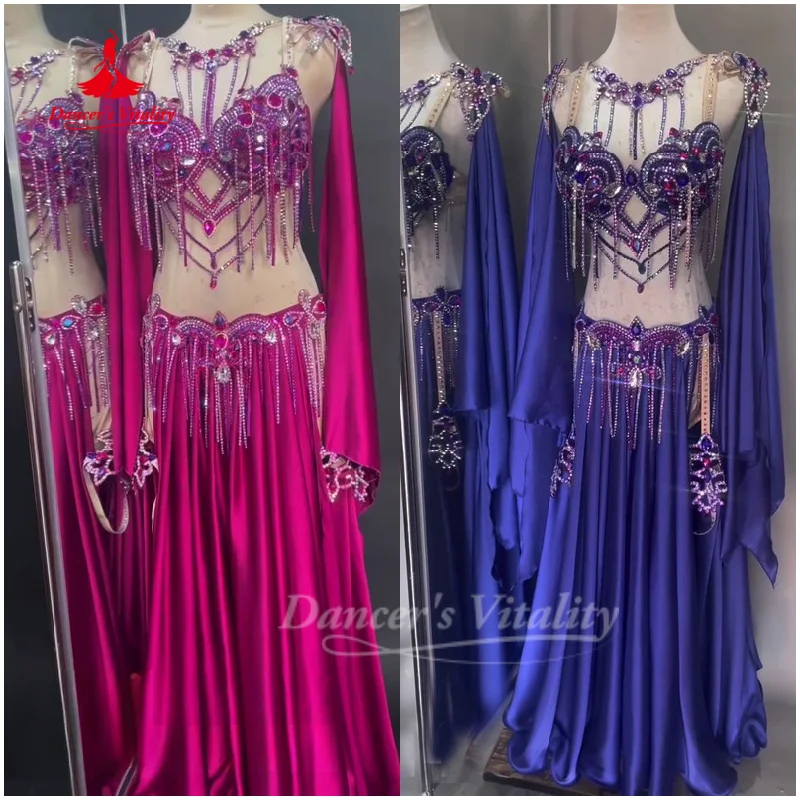 

BellyDance Costumes for Women's Customized High-end Luxury Competition Performance Clothing Oriental Dance Set Dance's Vitality