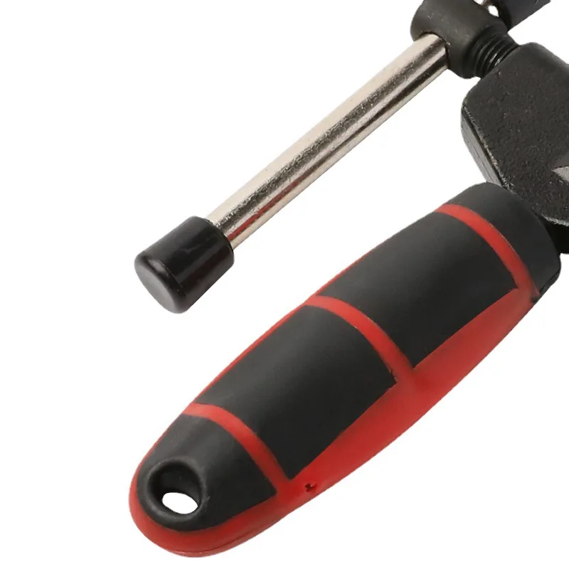 1pcs Mountain Bike Chain Cutter Chain Removal Chain Tool Red Handle Chain Cutter Chain Beater Home Bike Repair Tool