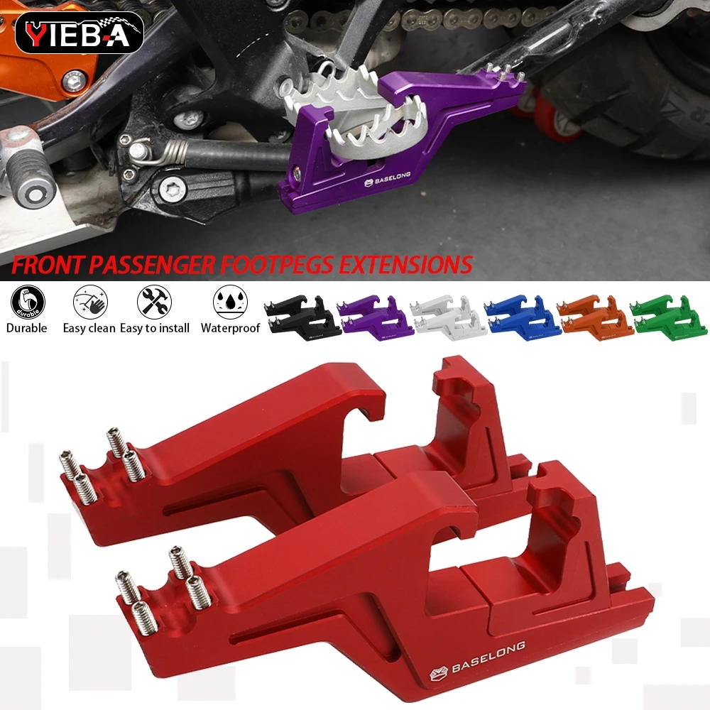 

For Honda CRF450R CRF230F CRF150F Passenger Foot Peg Extensions Extended Footpegs CRF450RX CRF450X CRF250R Dirt Bike Off-Road