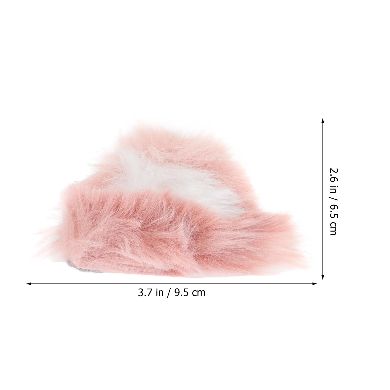 

2Pairs Cat Ear Hair Clip Durable Solid Material Smooth Surface Easy Hold Girls Hair Accessories Party Cosplay Halloween