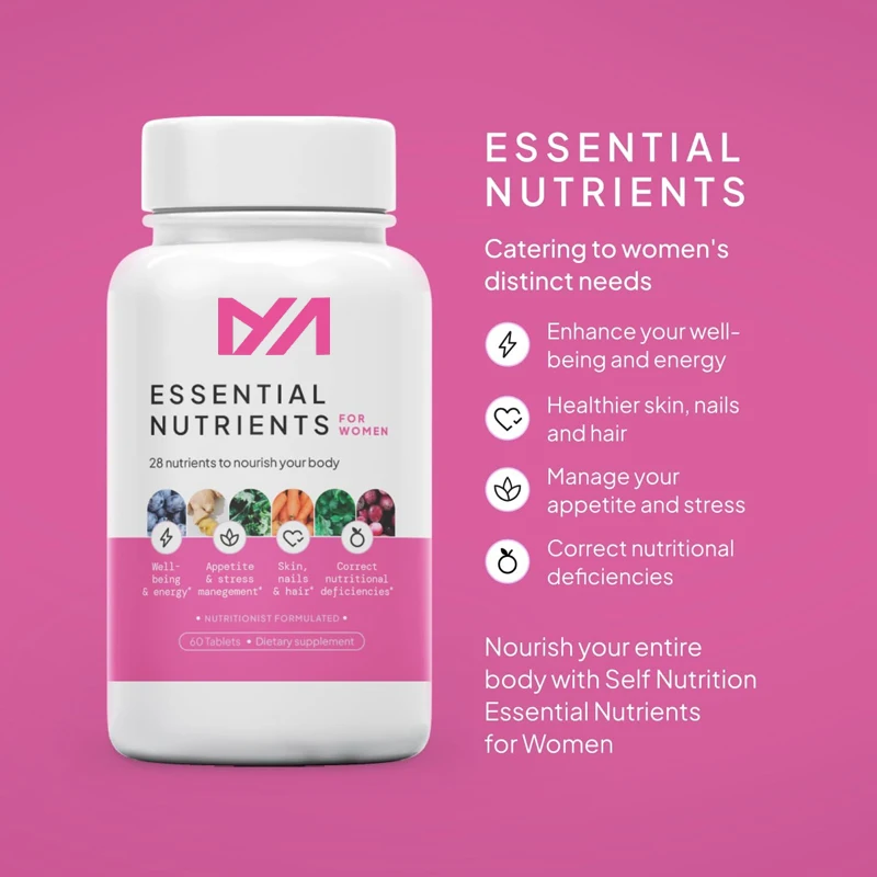 Female vegetarian multivitamins - enhance energy, sleep, skin - female multivitamins, ketones, vegetarian, gluten free, ketones