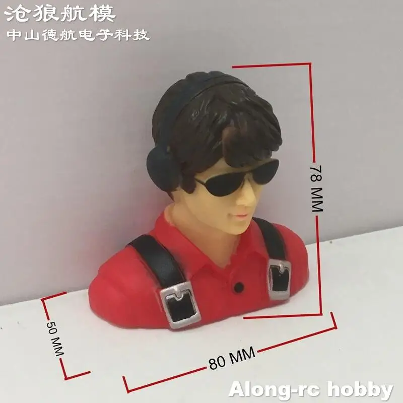 2pcs Volantex  RC Hobby Accessory Scale Pilot for Volantex Lanyu Model  TW759-1 ASW28 Glider part