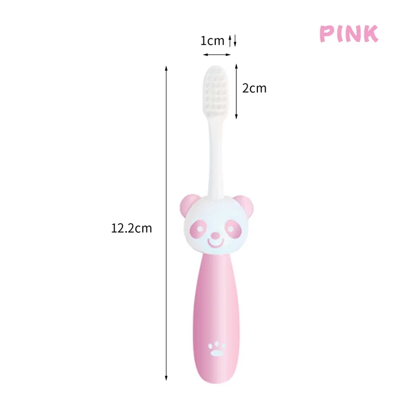 Baby Toothbrush Children Soft Bristles Toothbrush Baby Teeth Care for 1-12Y Oral Cleaning Brush Children\'s Anti-slip Handle Cute