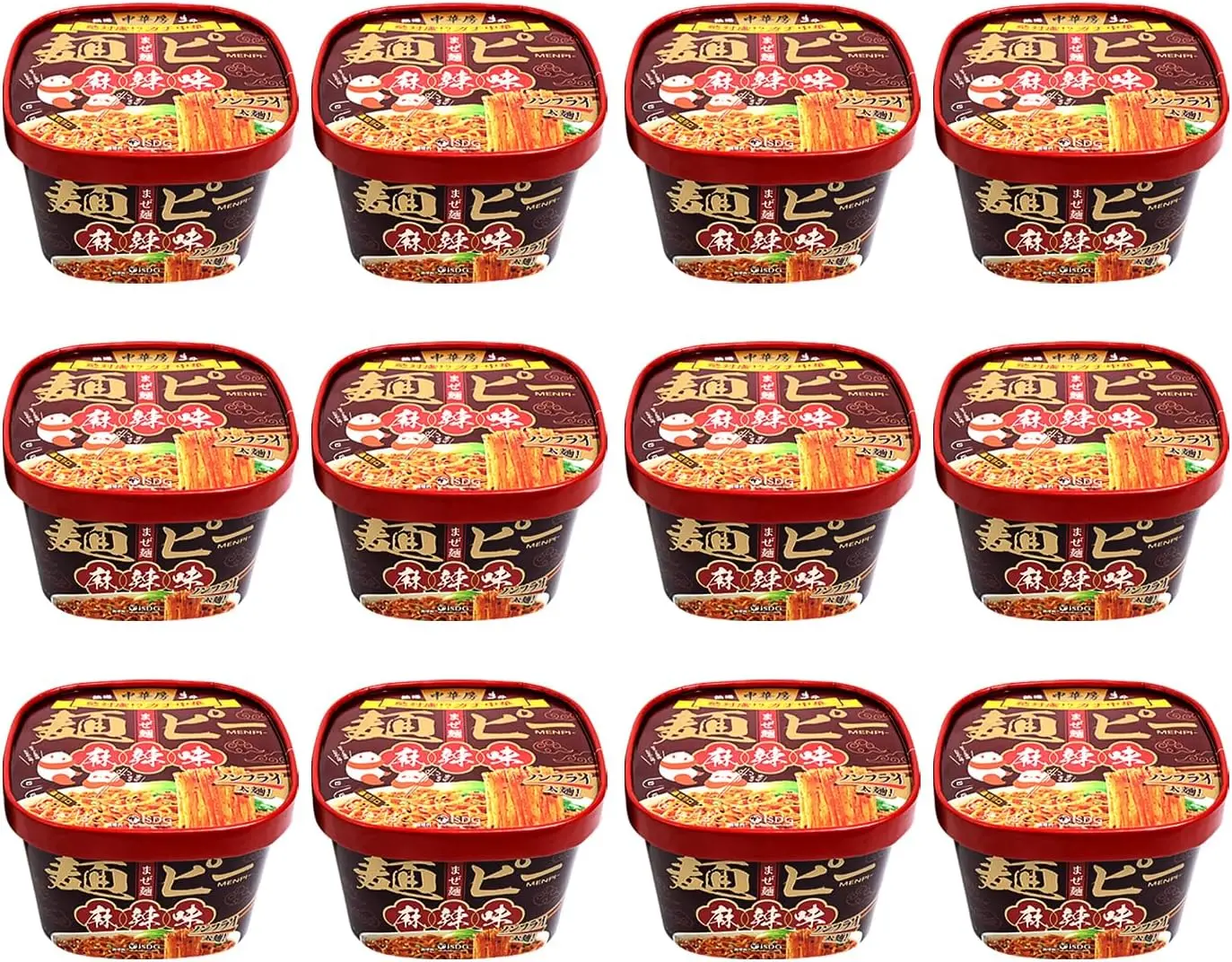 [医食同源ドットコム] iSDG 中華房 麺ピー（100g*9点） 低カロリー ノンフライ太麺 つるつる もちもち おいしい 即席カップ麺 中華ラーメ