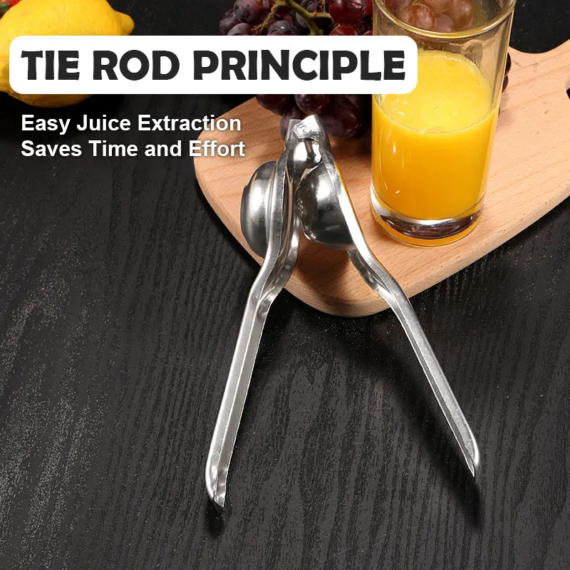 Estrattore manuale di succo in acciaio inossidabile Clip di limone per uso domestico Pressatura di frutta Accessori da cucina Forniture per la cucina di casa