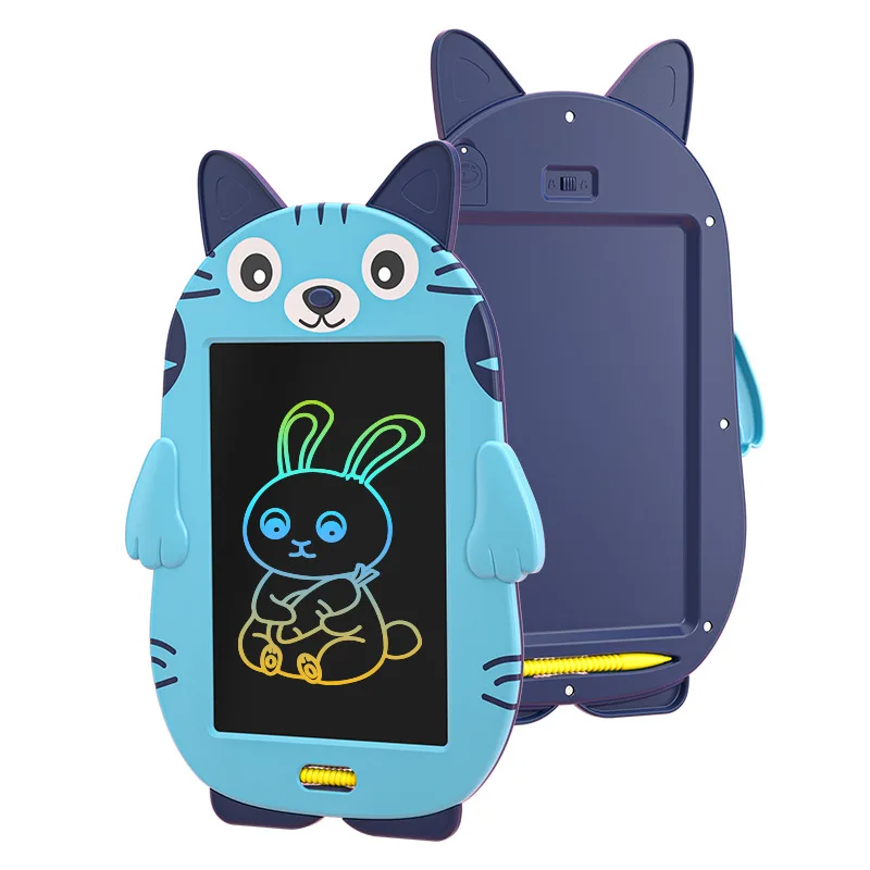 Cartoon LCD Electronic Writing Board Children Drawing Board Painting Graffiti Toys Cute Penguin Kitten Writing Board Kids Gift