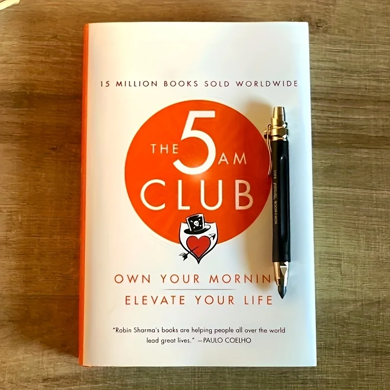555 AM Club Morning Guide Inspirational Paperback Book: The 5 AM Club-Step-by-Step Guide to Morning Control & Personal Growth,