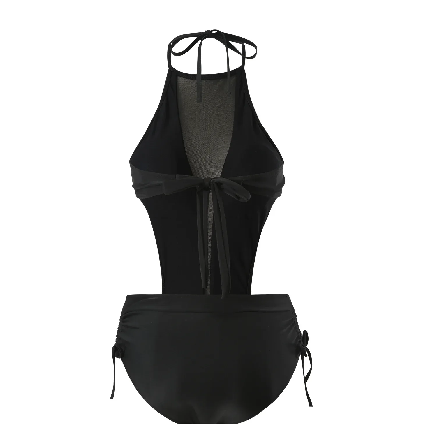 One Piece Swimsuit Womens 2025 Tummy Control Bathing Suit Mesh Flattering One Piece Swimsuits