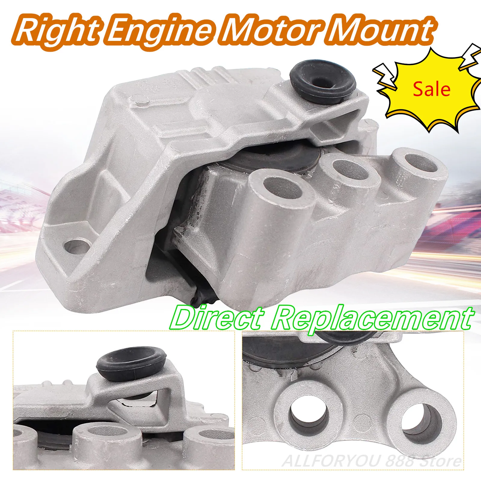 

2.4L Right Engine Motor Mount Direct Replacement For 2015-2020 Jeep Renegade Fiat 500X 68363755AA