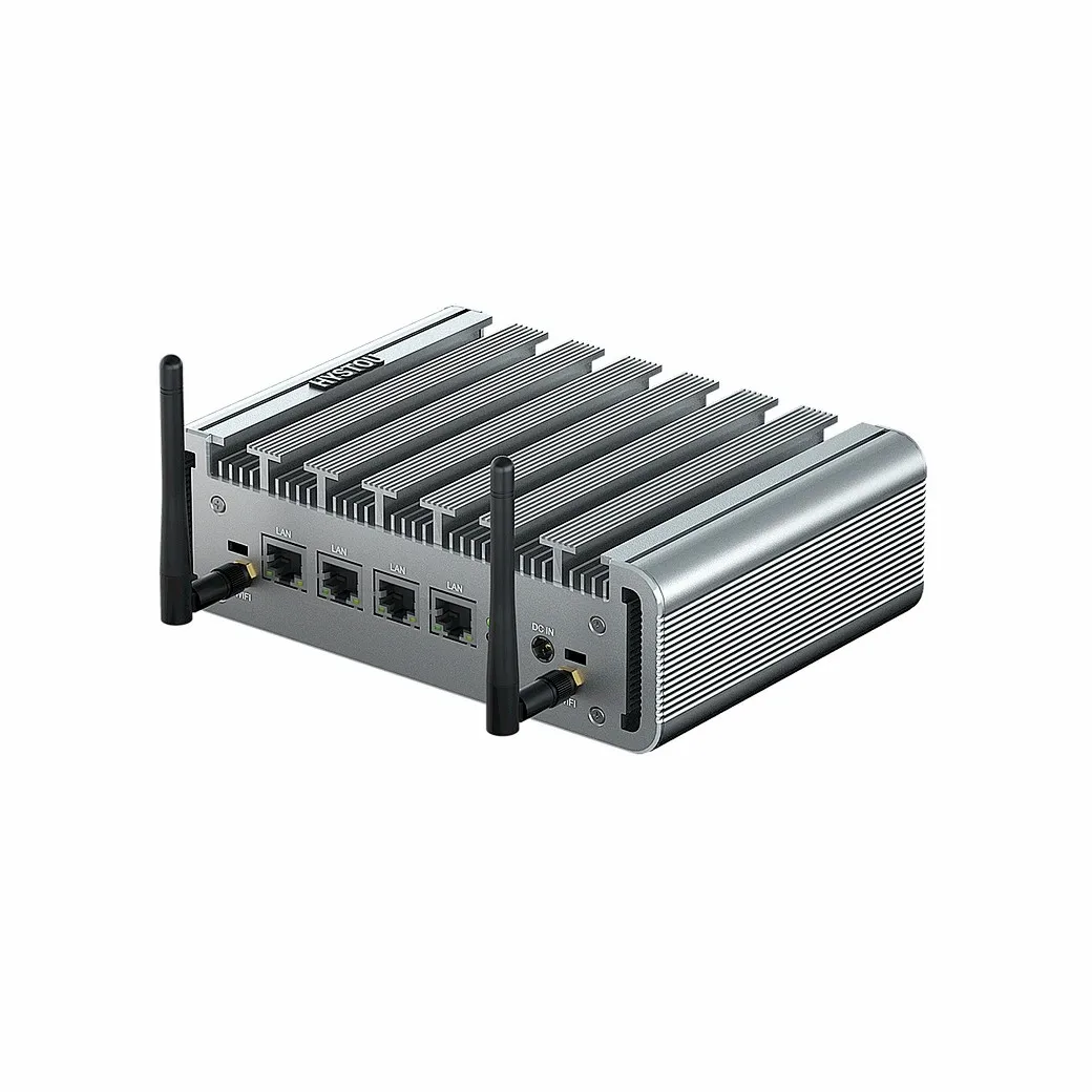 Imagem -05 - Industrial Industrial Firewall Mini pc pc Suporta Windows 10 Intel N100 Lan N100®gráficos Uhd Ddr5