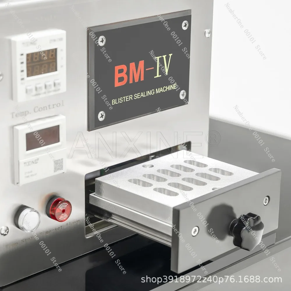 BM-IV Manual Blister Sealing Machine, Single Sheet Laboratory Aluminum Foil Blister Heat Sealer