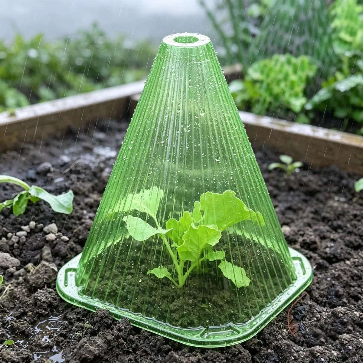 Plastic Snail Barrier Plant Seedling Protective Cover Greenhouse Grow Accessories Gardening Garden Fight Snails Green House Mini