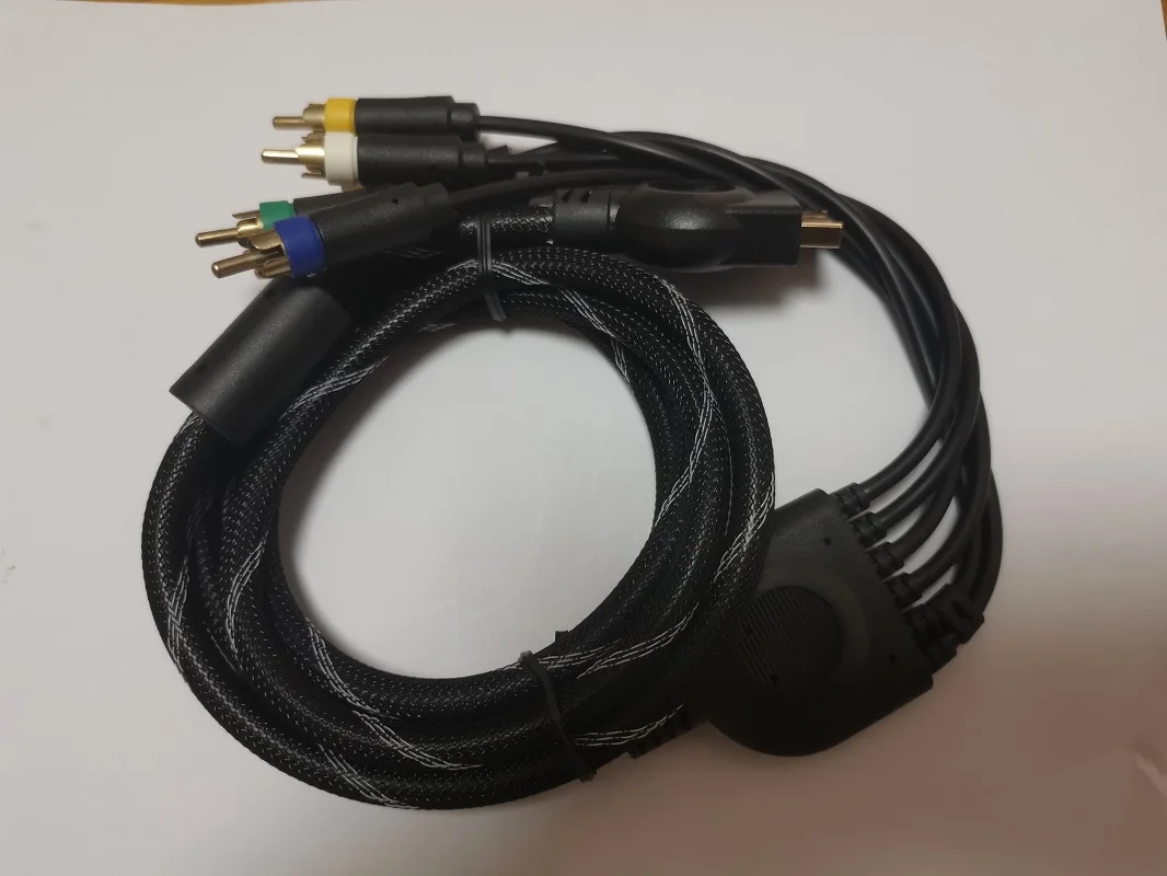 Câble composant de 1.8M pour Playstion 3 pour PS3 6RCA, câble Audio-vidéo AV, accessoires de jeu