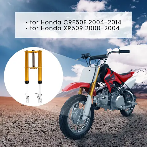 ชุดโช๊คหน้าโช๊คสำหรับ Honda 50 XR50 CRF50 04-14 70cc 90cc