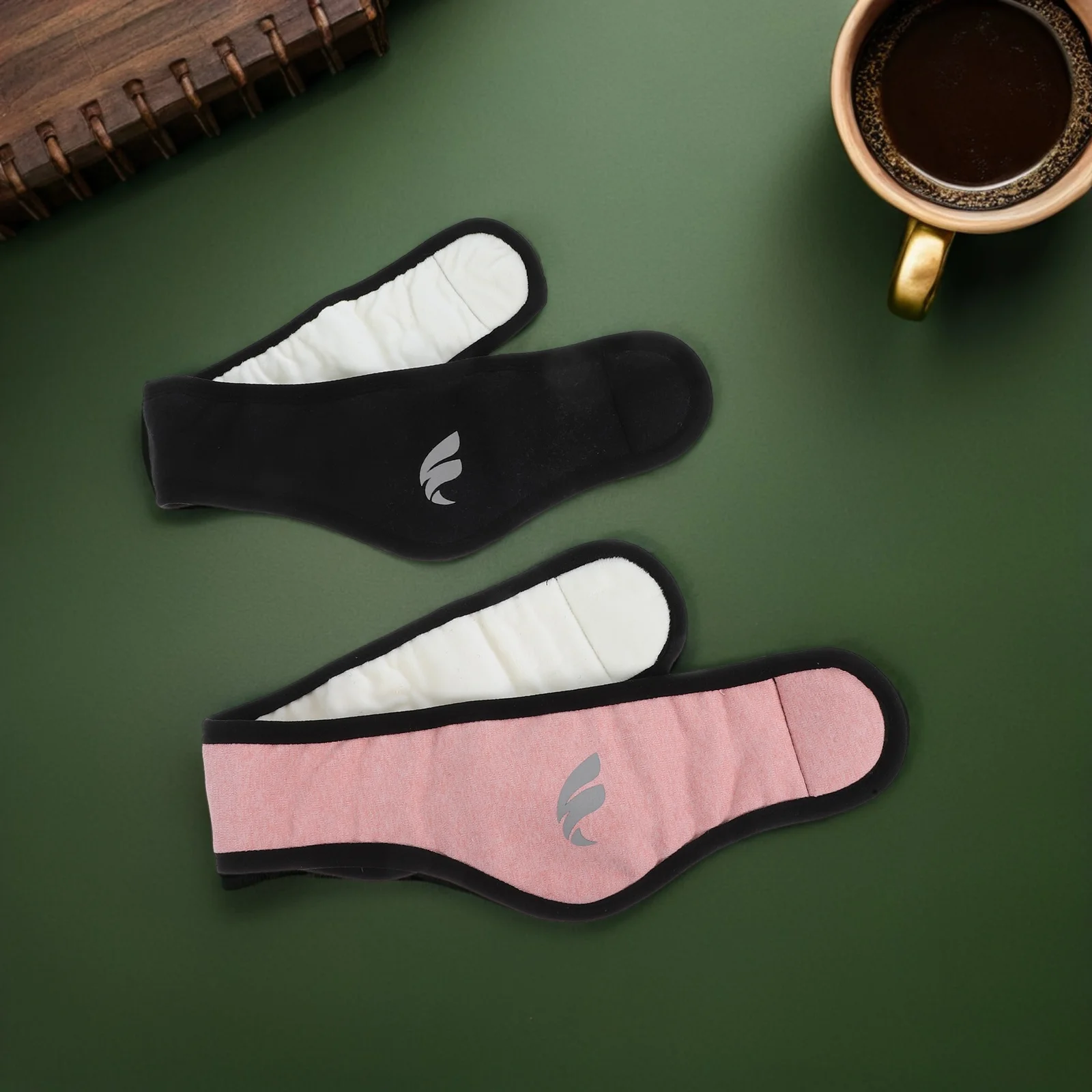 2 قطعة الحد من الضوضاء غطاء للأذنين قناع النوم الأذن إفشل عقال السفر ودية للبالغين غطاء للأذنين عقال