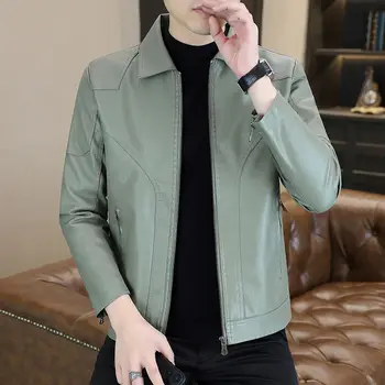 10 best sales جاكيتات جلدية رجالية - №7