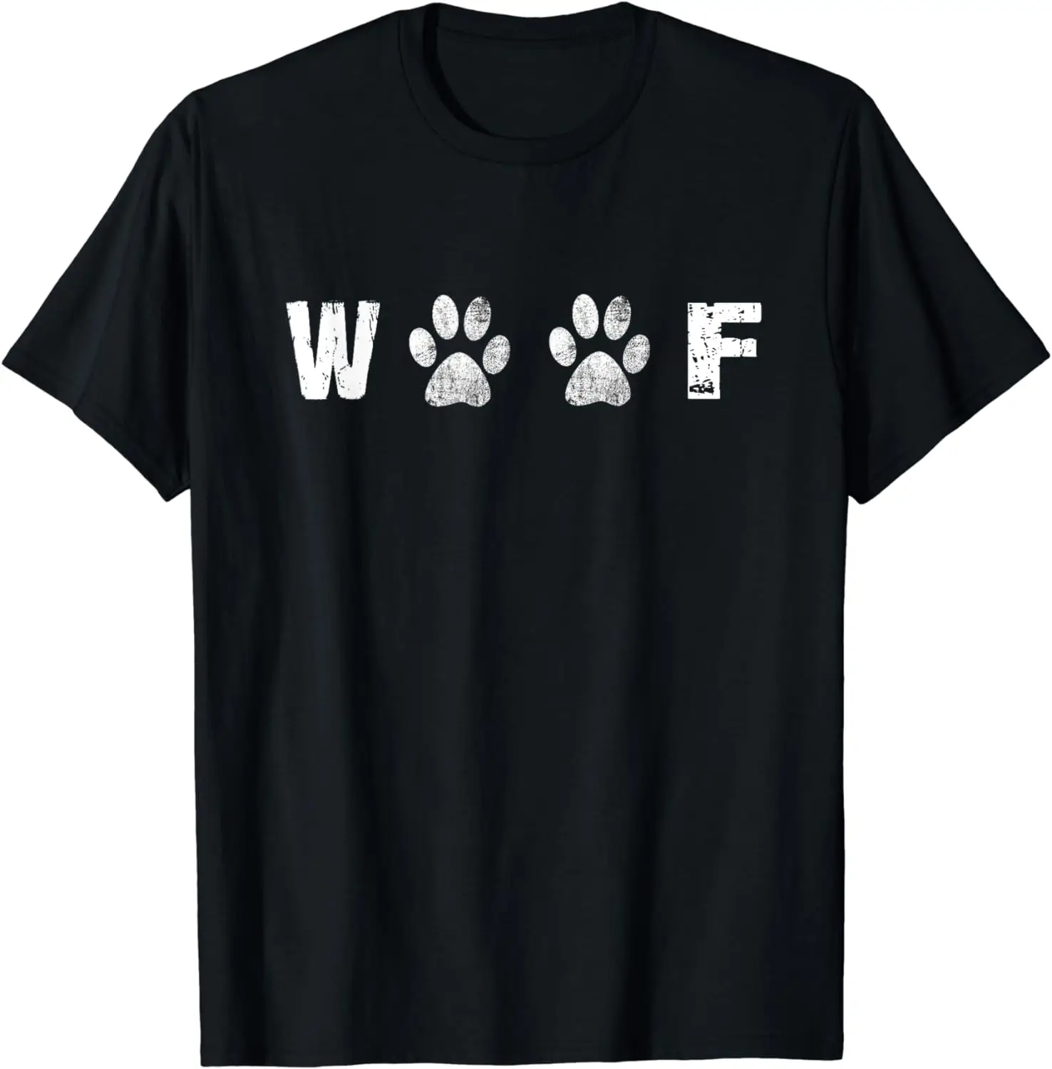 Woof Dog Lover Statement Women's T-shirt Gift Fabric Selection Breathable and Refreshing Young People's Choice Women's Clothing