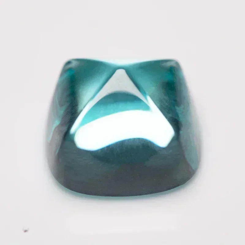 

Lab Grown Paraiba VVS1 Sugar Tower Shape Gemstone Charms Beads for DIY Jewelry Making Rings Earrings Selectable AGL Certificate