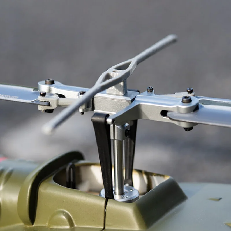 เต็มขนาด 10 ช่องรีโมทคอนโทรลจําลองเฮลิคอปเตอร์ Huey Uh-1 V4 ตําแหน่ง GPS หลายใบพัดเฮลิคอปเตอร์รุ่น