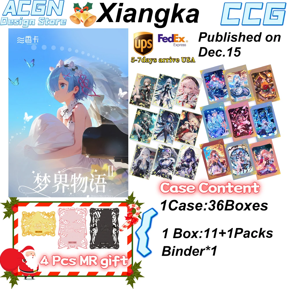 

Wholesale 2025 Xiangka's "Dream World Story" Waifu Small Crads Collection Cards Color Paper ACG CCG TCG Hobbies Gifts