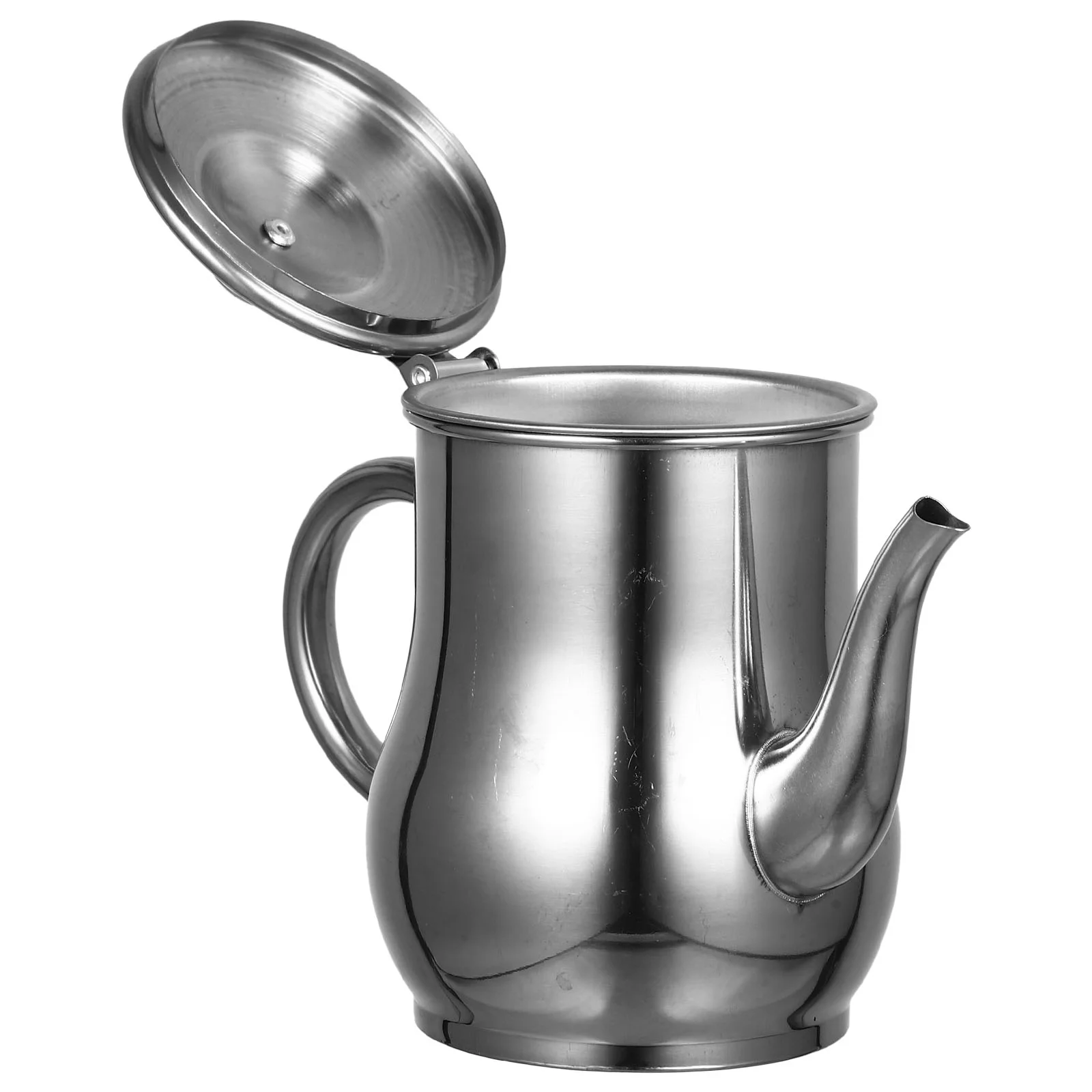 

Oil Pot with Filter Stainless Steel Holder for Restaurant Coffee Kitchen Supply Bacon Grease Container Strainer Syrup