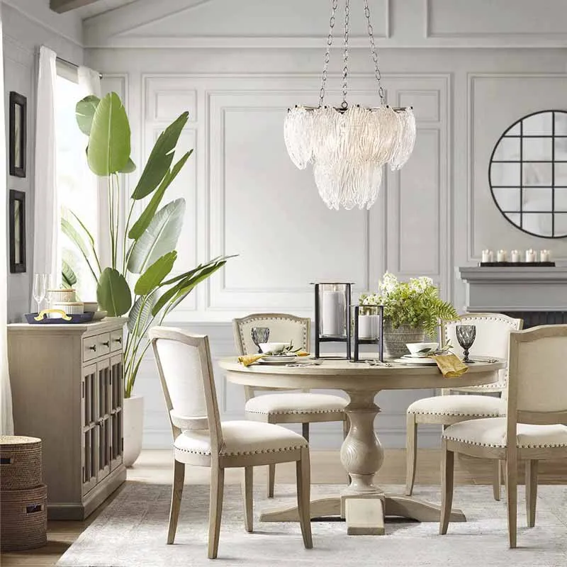 

Mahjong Luxury Dining Table Round Bistro Balcony Big Kitchen Coffee Dining Table Center Modern Salon Muebles Unique Furniture