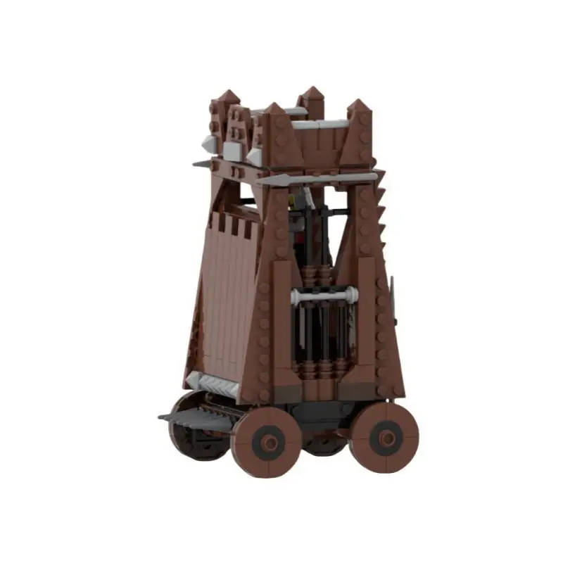 

MOC Medieval Siege Vehicle Ancient Chariot Building Block Model Puzzle Splicing Kids Collection Bricks Toys