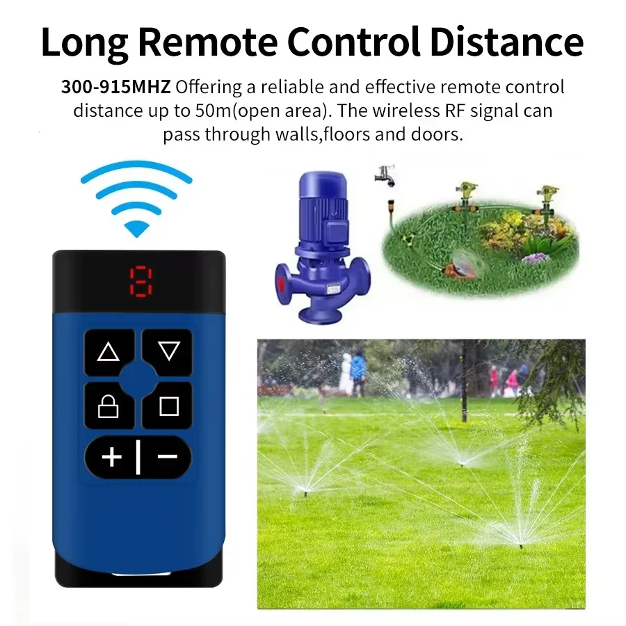 8-em-1 universal garagem controle remoto portão chave duplicador clone multi-frequência controlador de porta de garagem 8 canais 433 300-915mhz