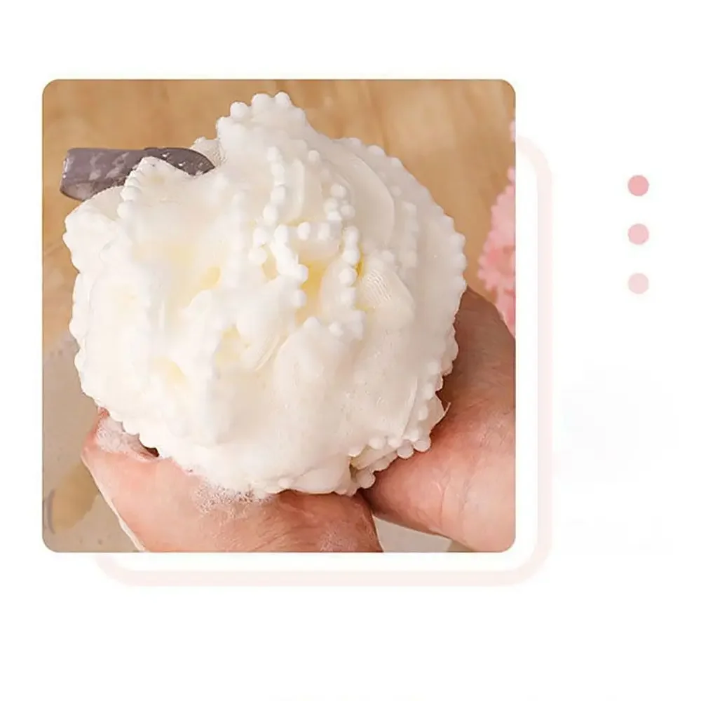 إسفنجة ليفة الحمام، نفخة دش شبكية ناعمة لغسل الجسم، إسفنجة استحمام، منظف الجسم للنساء والرجال، إكسسوارات الجسم