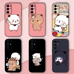 Cartoon Cute BuBu DuDu Phone Case For Samsung S24,S21,S22,S23,S30,Ultra,S20,Plus,Fe,Lite,Note,10,9,5G Black Soft Shell