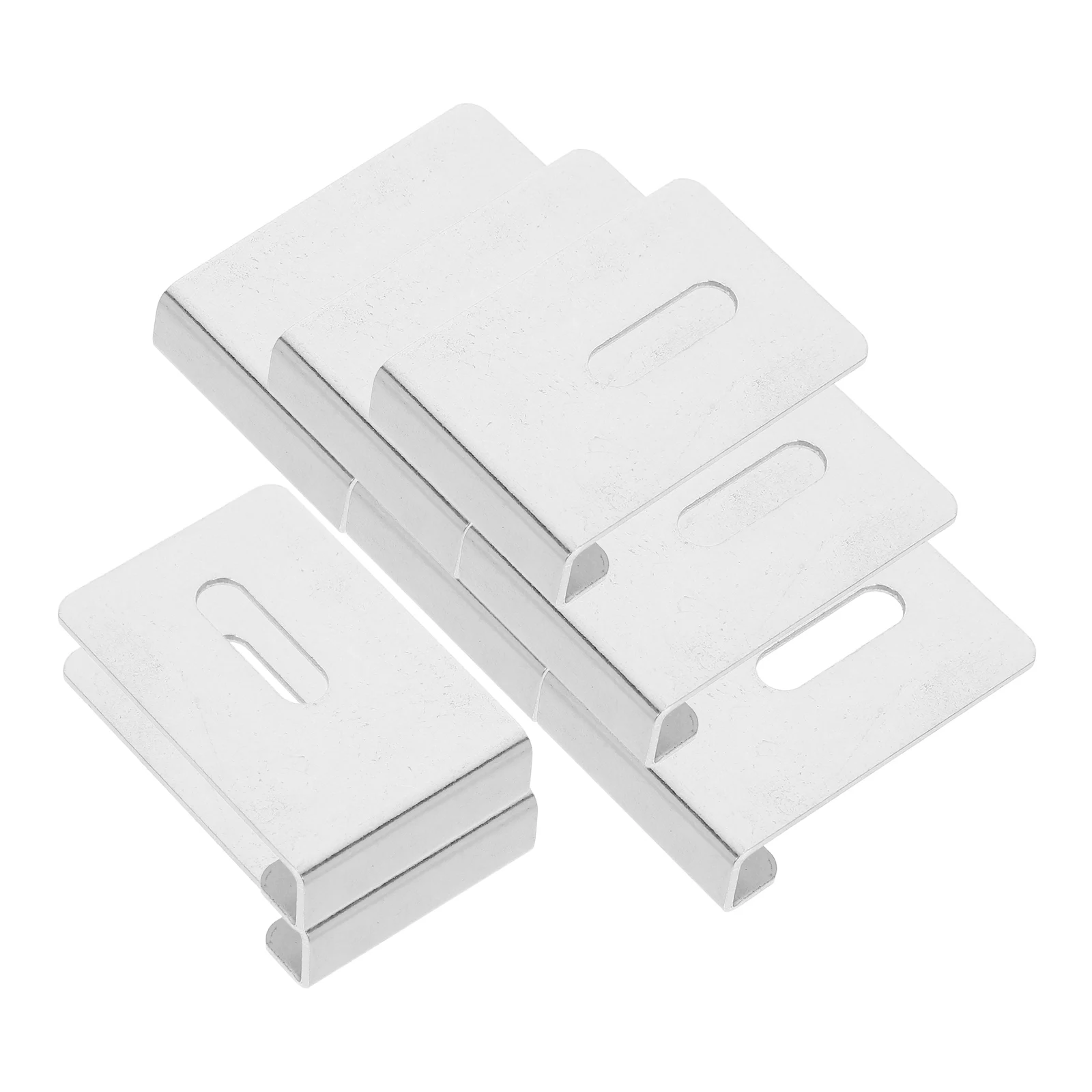 

8 Pcs Mirror Clips Glass Holders Stainless Steel Wall Mount Bracket Durable Home Bathroom Decor Shelf Clamps Mirror Accessories