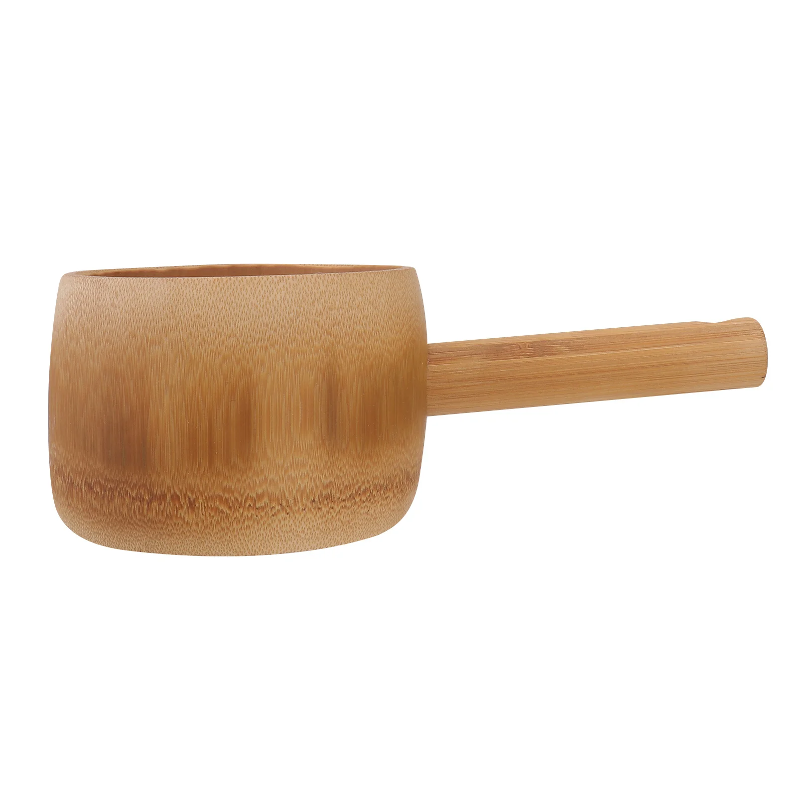 

1Pcs Bamboo Water Ladle Long Handle Deep Scoop for Kitchen Wine Porridge Serving Sturdy Wear Resistant Smooth Easy