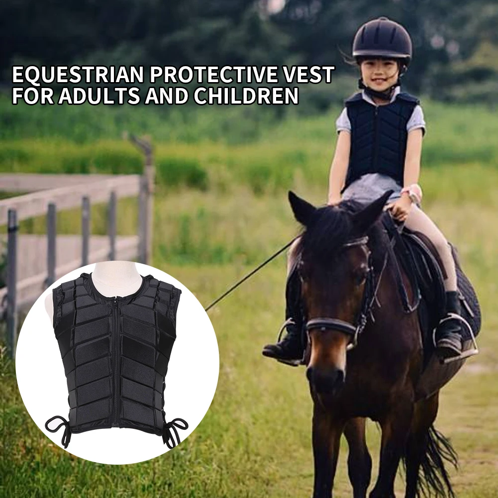 Padded Outdoor Body Protective Adult Sports Armor Equestrian Accessory Children Horse Riding Safety Vest