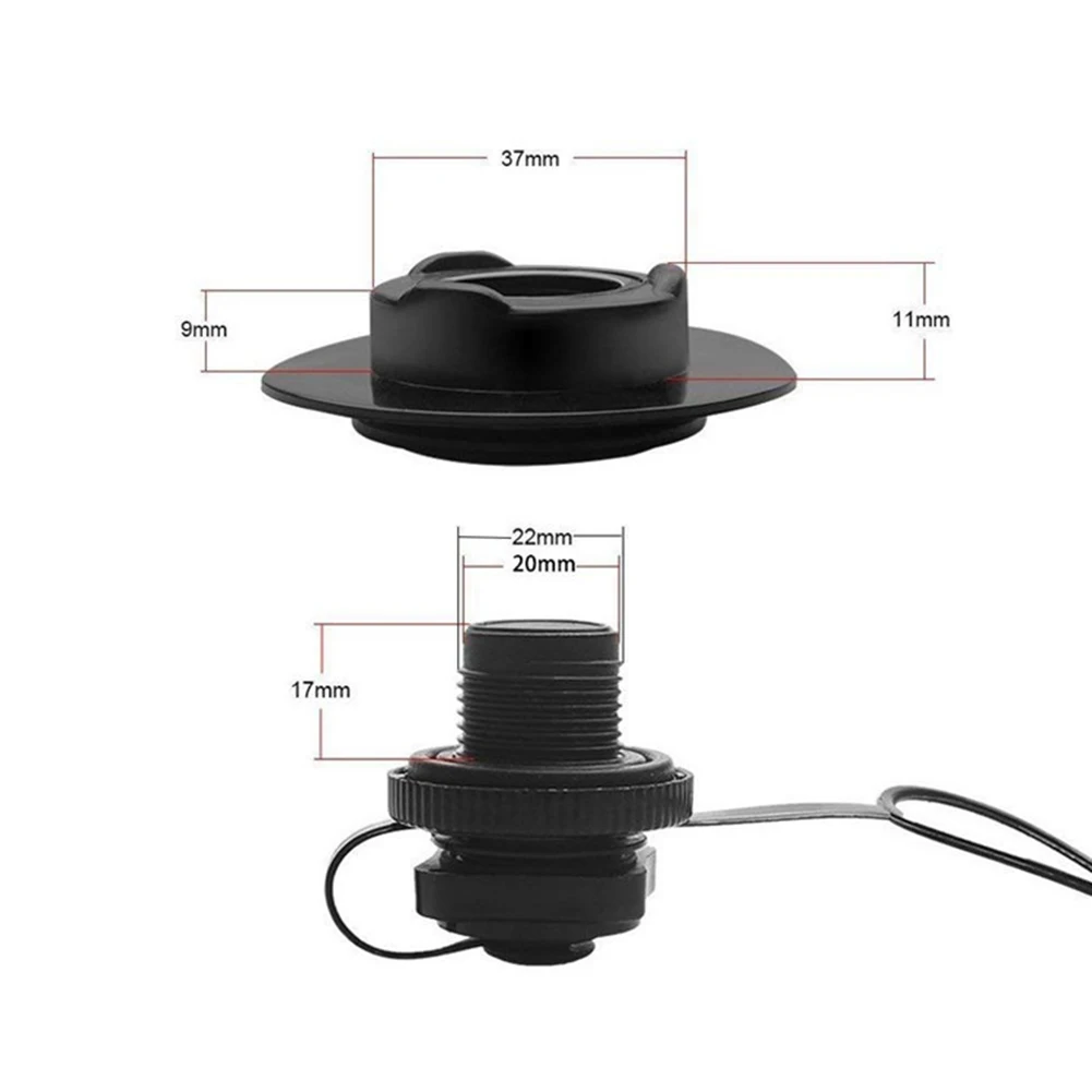 

Воздушный клапан для каяка из АБС-пластика, многофункциональный предохранительный воздушный клапан, колпачки на сопла, заглушка для надувной лодки, каяка, плота, надувной насос, конвертер