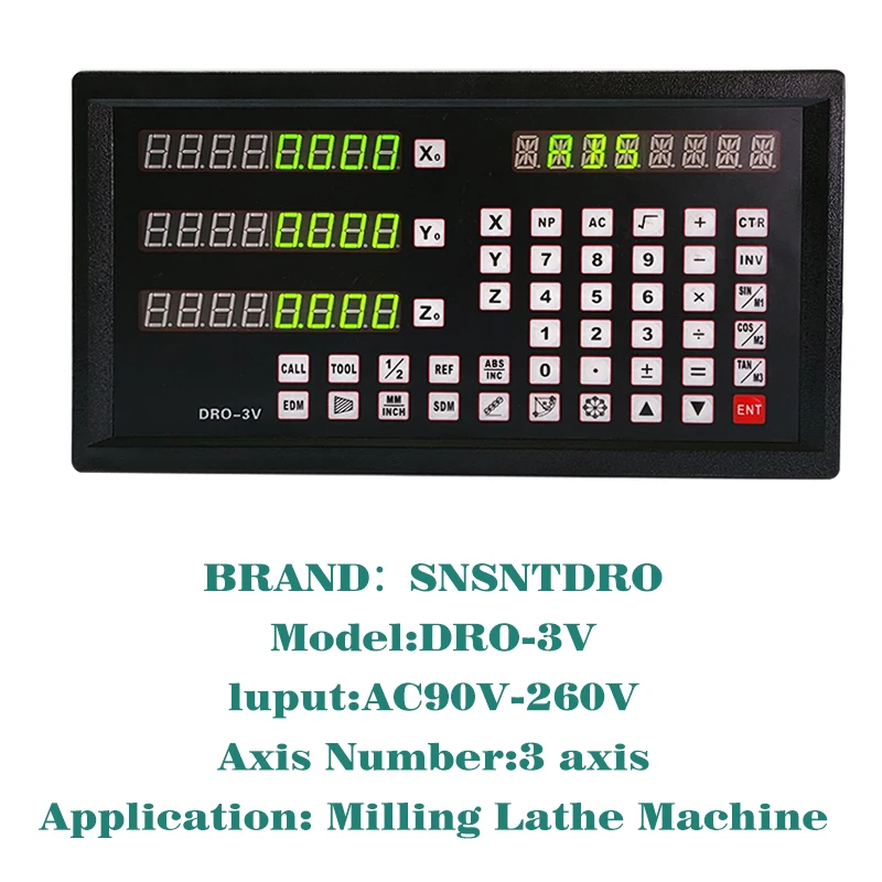 Imagem -04 - Codificador de Alta Precisão Display de Leitura Digital Codificador para Fresadora Máquina Aborrecida Edm Régua Grating 01000 mm Pcs 0-1000 mm